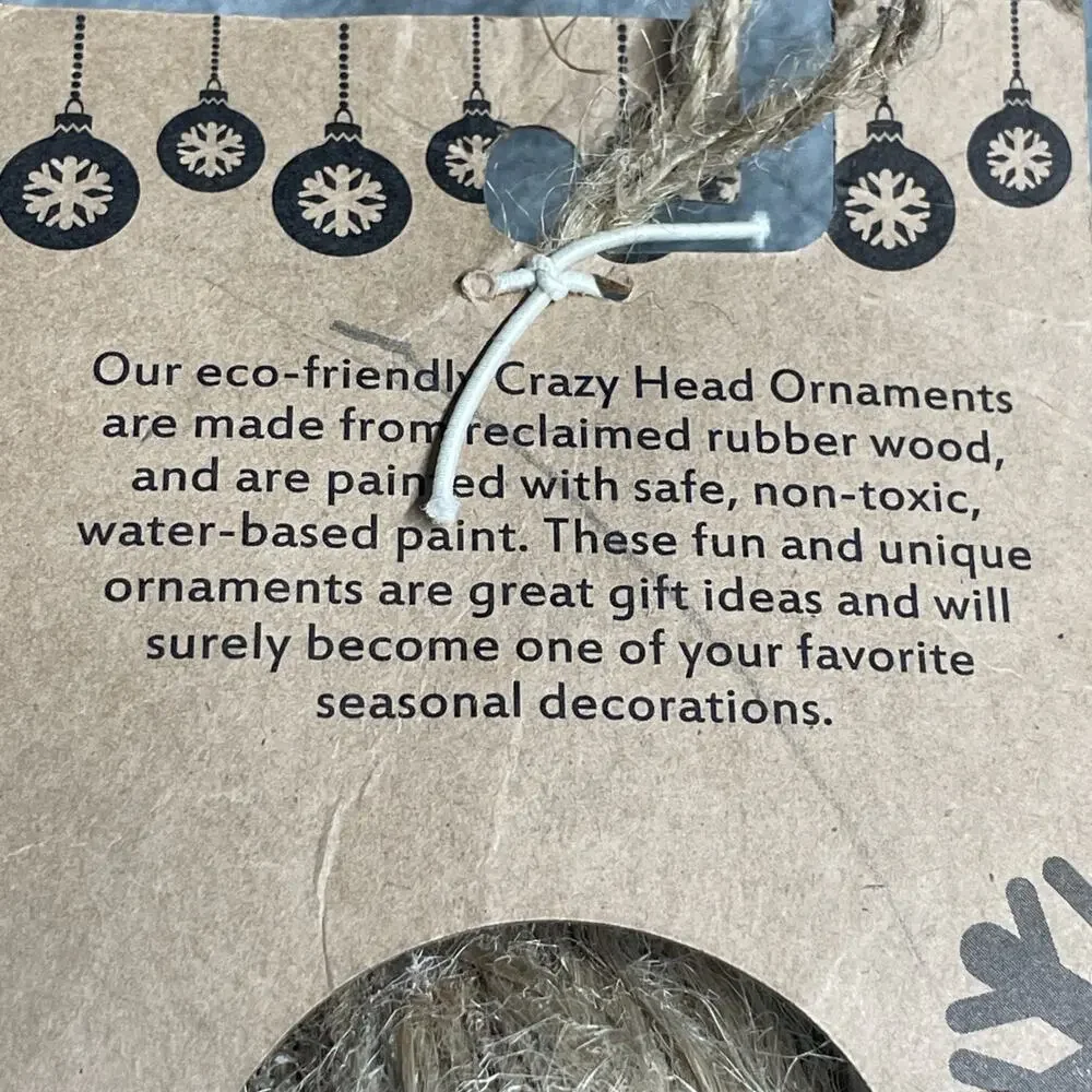 NWT Pier 1 Imports Crazy Head Halloween Ornament Bikini Girl w/Blonde Hair HTF
